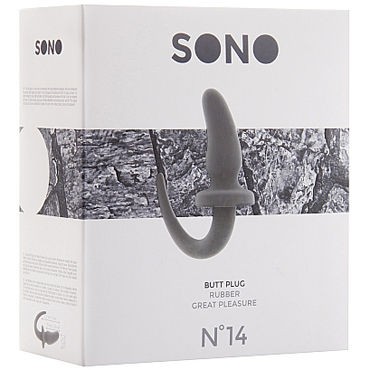 Shots Toys Sono Butt Plug №14, серая