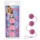 California Exotic First Time Love Balls Triple Lovers, розовый