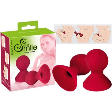 Sweet Smile Nipple Teaser, красные