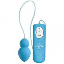 Doc Johnson 10X Power Bullet, голубое