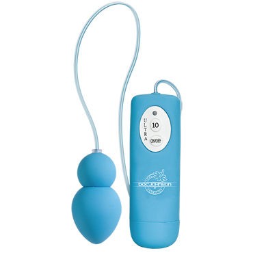 Doc Johnson 10X Power Bullet, голубое