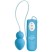 Doc Johnson 10X Power Bullet, голубое