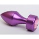 4sexdream Анальная пробка в форме пули, фиолетовая
