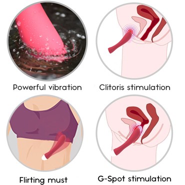 Cautox Dolphin, розово-красный