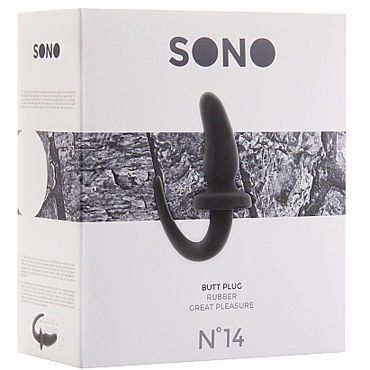 Shots Toys Sono Butt Plug №14, черная