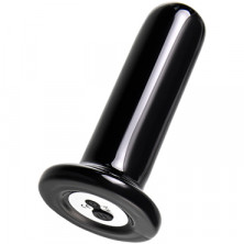 Sexus Glass Стеклянный мини-вибратор 10 см, черный