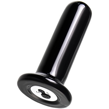 Sexus Glass Стеклянный мини-вибратор 10 см, черный