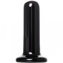 Sexus Glass Стеклянный мини-вибратор 10 см, черный