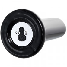 Sexus Glass Стеклянный мини-вибратор 10 см, черный