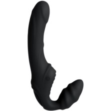 Toyfa Black & Red Strapless Strap-On, чёрный