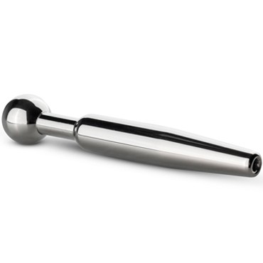 Sinner Hollow Metal Penis Plug, серебристый