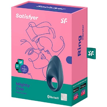 Satisfyer Mighty One, синее