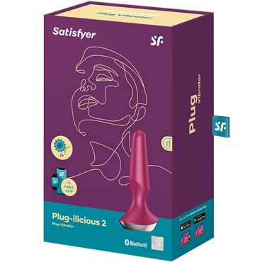 Satisfyer Plug-ilicious 2, ягодная