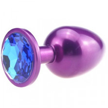 4sexdream Анальная пробка малая, фиолетовая