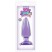 NS Novelties Jelly Rancher Pleasure Plug, фиолетовая