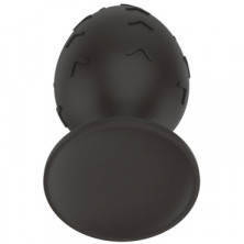 White Label Силиконовая анальная пробка Стрелки S, черная