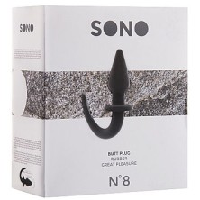 Shots Toys Sono Butt Plug №8, черная