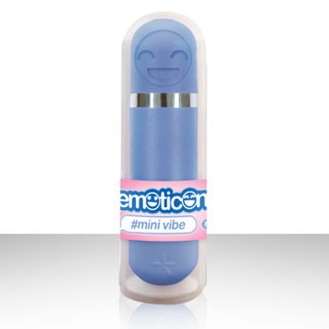 NS Novelties Emoticons Mini Vibe Bullet, голубой