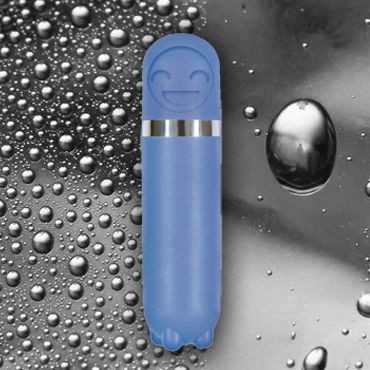 NS Novelties Emoticons Mini Vibe Bullet, голубой