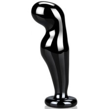 BlueLine Glass Prostate Massager, черный