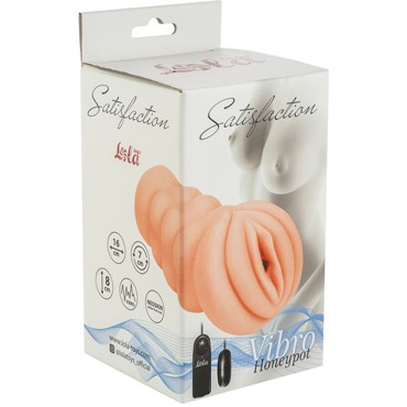Lola Toys Satisfaction Vibro Honeypot, телесный