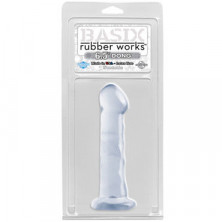 Pipedream Basix Rubber Works 16 см прозрачный