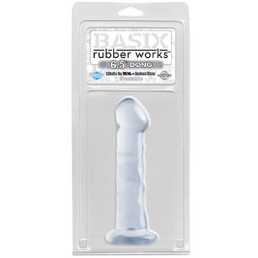 Pipedream Basix Rubber Works 16 см прозрачный