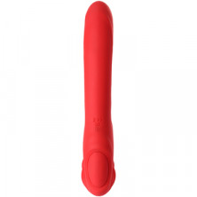 Toyfa Black & Red Strapless Strap-On, красный