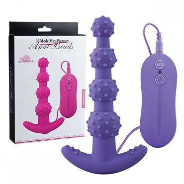 Howells Aphrodisia 10 Mode Max Pleasure Anal Beads, фиолетовая