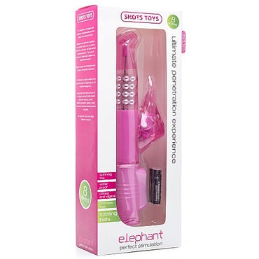 Shots Toys Elephant, розовый