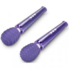 Le Wand Petite Silicone Texture Covers, фиолетовые