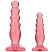 Doc Johnson Crystal Jellies Anal Trainer Kit, розовые