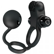 Baile Pretty Love Vibration Penis Sleeve IV, черное