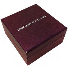 Anal Jewelry Plug Small Gold, зеленый