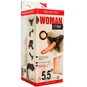 Биоклон Woman Strap 5,5", телесный