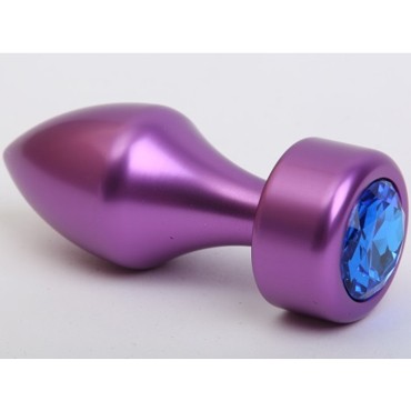 4sexdream Анальная пробка в форме пули, фиолетовая