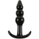 NS Novelties Jelly Rancher Ripple T-Plug, черная