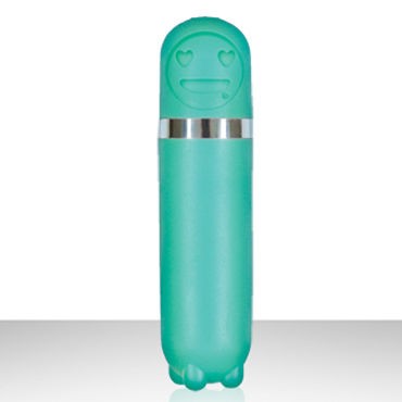NS Novelties Emoticons Mini Vibe Bullet, зеленый