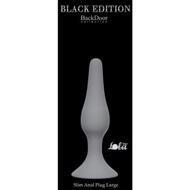Lola Toys Slim Anal Plug Large, серая