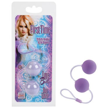 California Exotic First Time Love Balls, фиолетовый