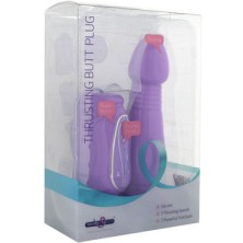 Seven Creations Thrusting Butt Plug, фиолетовый
