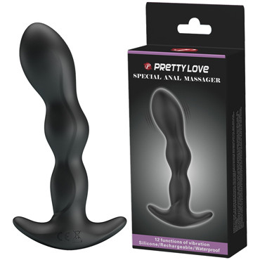 Baile Pretty Love Special Anal Massager, черный