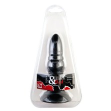 ToyFa Black&Red Анальная втулка