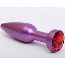 4sexdream Анальная ювелирка вытянутая, фиолетовый/красный