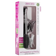 Shots Toys Rechargeable Butterfly, черный