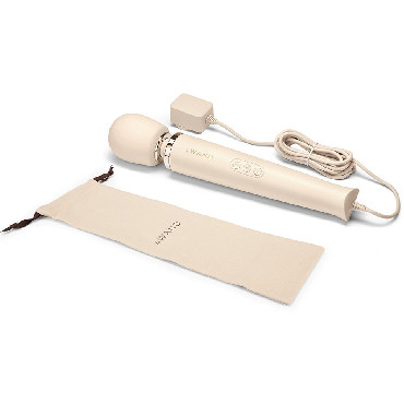 Le Wand Powerful Plug-In Vibrating Massager, кремовый