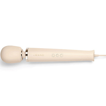 Le Wand Powerful Plug-In Vibrating Massager, кремовый