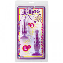 Doc Johnson Crystal Jellies Anal Trainer Kit, фиолетовые