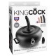 Pipedream King Cock Deluxe Vibrating Inflatable Hot Seat, черная