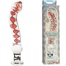 Doc Johnson Reflections Glass Wand Topsy Turvy